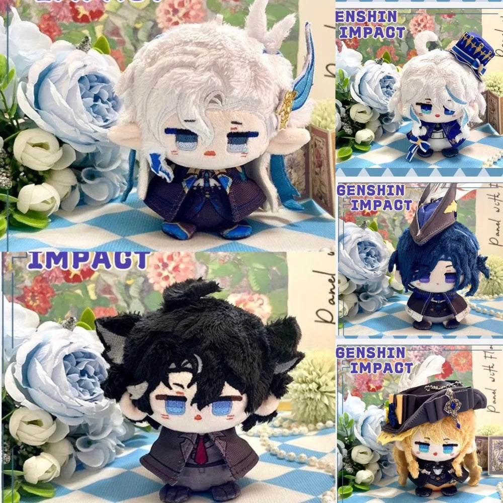 12Cm Genshin Impcat Fontaine Characters Navia Neuvillette Furina Clorinde Wriothesley Cute Plush