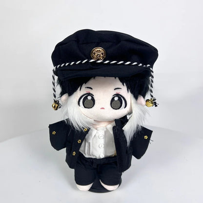 20Cm Bungo Stray Dogs Akutagawa Ryunosuke Stuffed Plushie Outfit Changeable Naked Doll With Bones