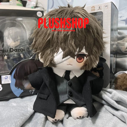 20Cm Bungo Stray Dogs Dazai Osamu Cat Stuffed Plushie Outfit Changeable