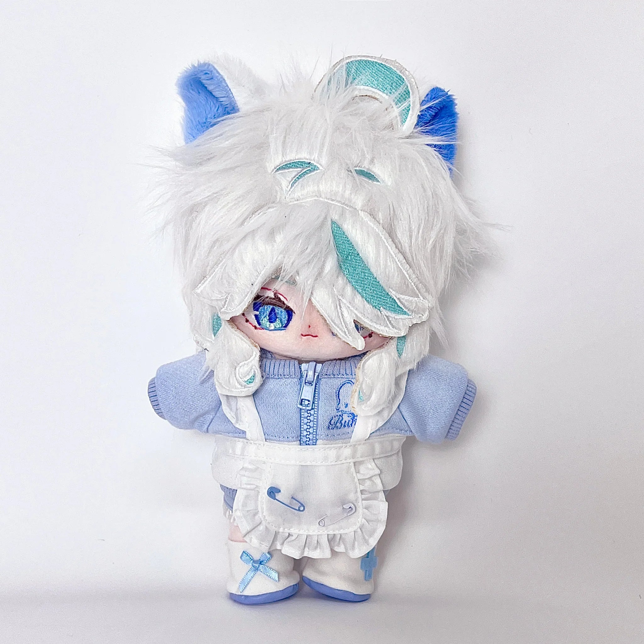 20cm Genshin Impact Furina Focalors Plush Cute Doll Outfit Changeable ...