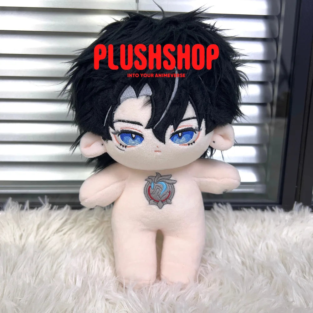 20Cm Genshin Impact Wriothesley Plush Cute Doll Outfit Changeable Naked Doll With Bones