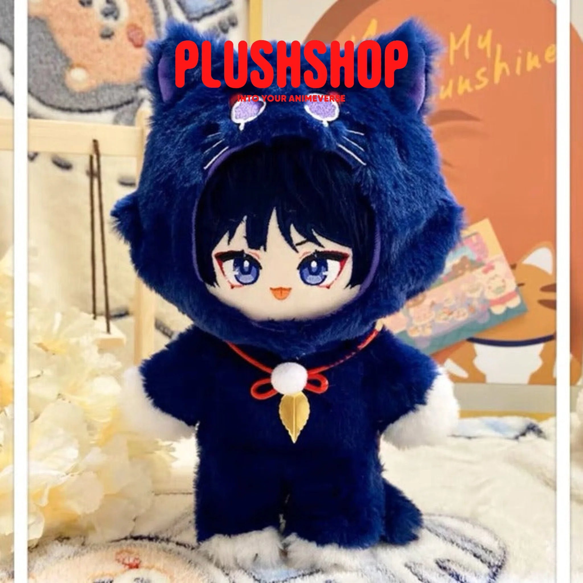 20Cm Genshin Impact Scaramouche Cotton Doll Plushie Only Outfit