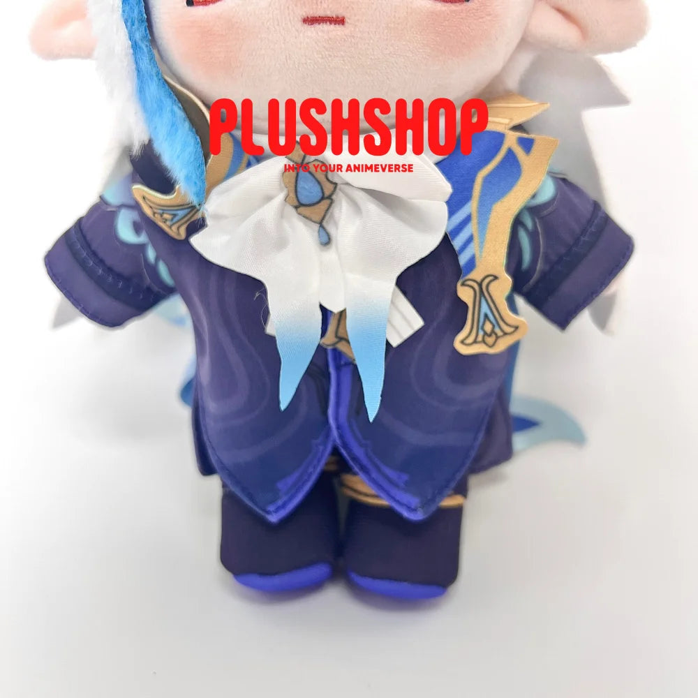 20Cm Genshin Impact Neuvillette Plush Cute Doll Outfit Changeable 玩偶