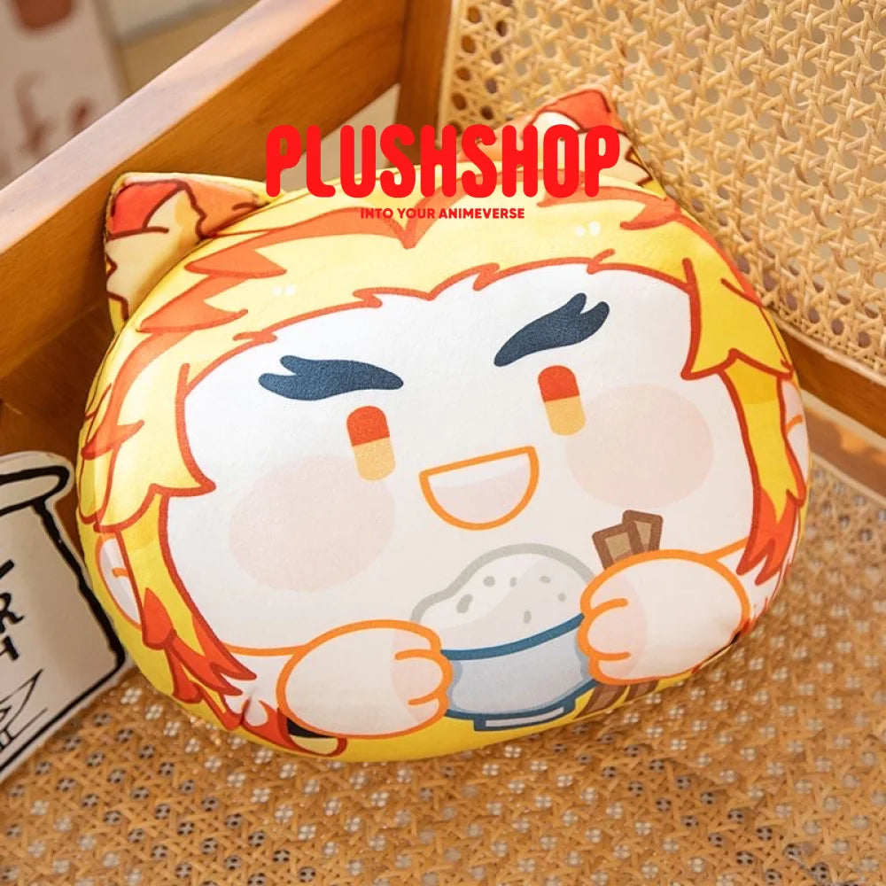 35Cm Demon Slayer Cute Pillow Plush Gift Rengoku Kyoujurou 抱枕