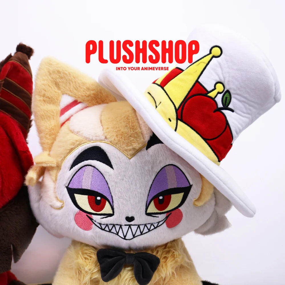 45Cm Alastor &amp; Lucifer Meow Combo Pack Hazbin Hotel 玩偶