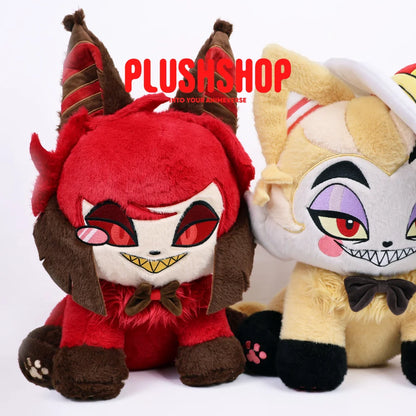 45Cm Alastor &amp; Lucifer Meow Combo Pack Hazbin Hotel 玩偶