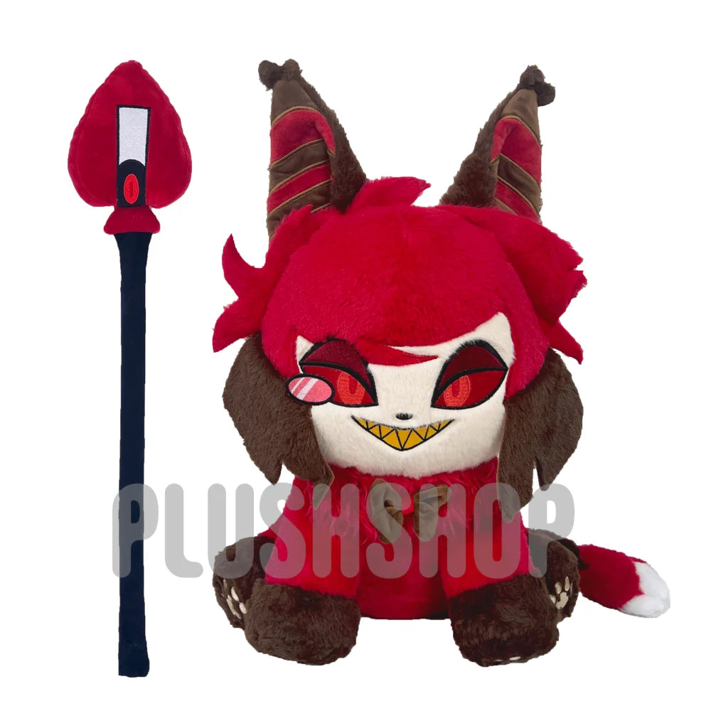 「Debut Sale」45Cm Alastor Meow Hazbin Hotel 45Cm Meow(Pre-Order) 玩偶