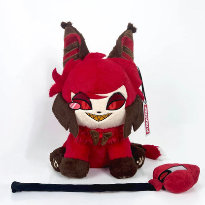 「Debut Sale」45Cm Alastor Meow Hazbin Hotel 45Cm Meow(Pre-Order) 玩偶