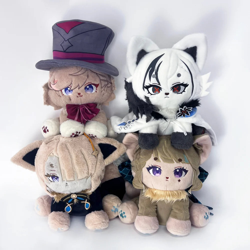 45Cm Arlecchino Freminet Lyney Lynette Meow Combo Pack Arlecchino + Freminet + Lyney + Lynette (Pre