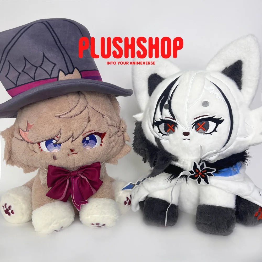 45Cm Arlecchino Freminet Lyney Lynette Meow Combo Pack 玩偶