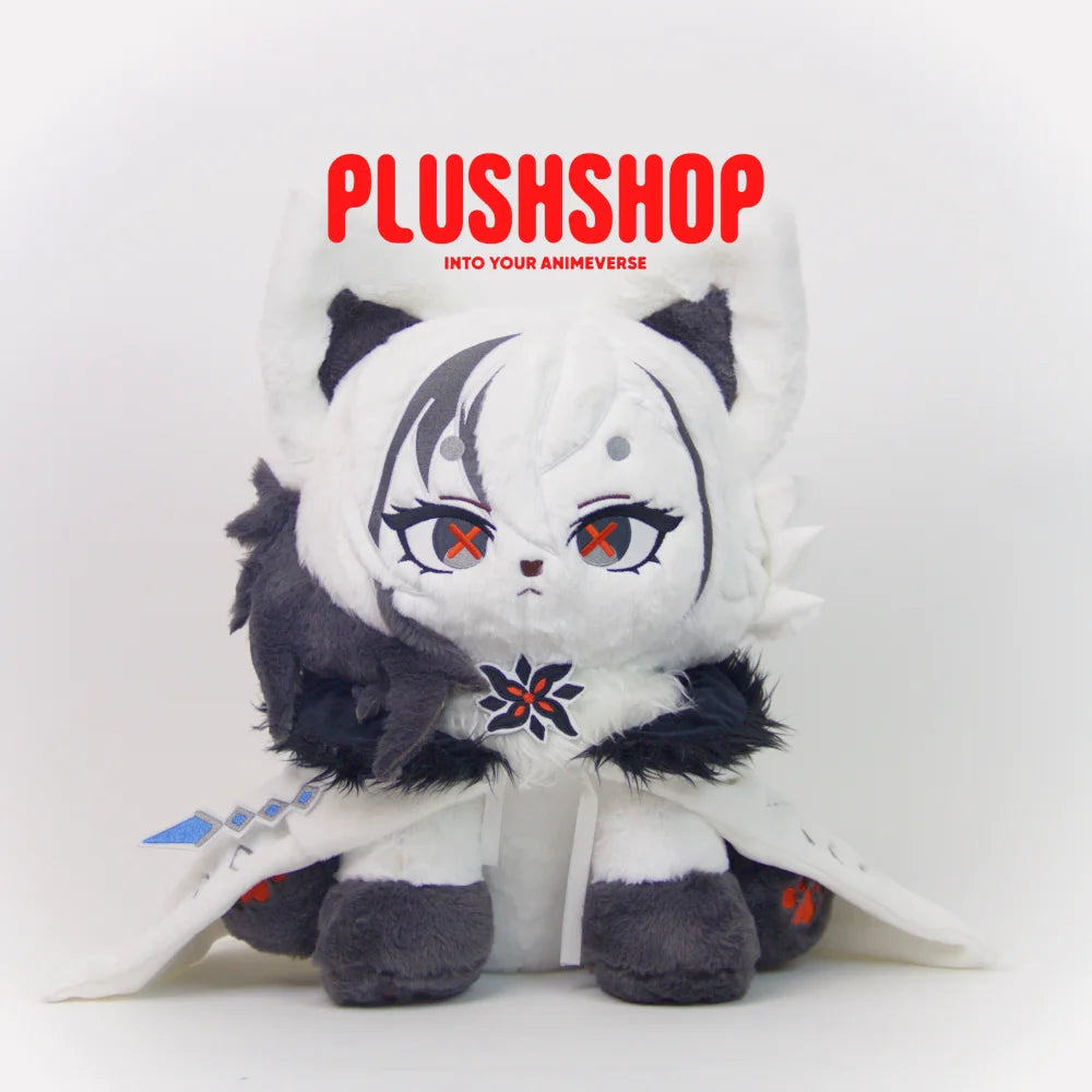 45Cm Genshin The Knave Cat Arlecchino Plush Arlecchinomeow Cute Puppet With Detachable