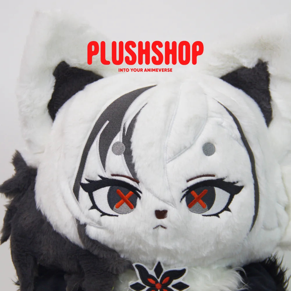 45Cm Genshin The Knave Cat Arlecchino Plush Arlecchinomeow Cute Puppet With Detachable