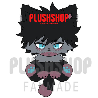 Dabi Meow My Hero Academia Fanmade Art Pre Order Deposit 45Cm 玩偶