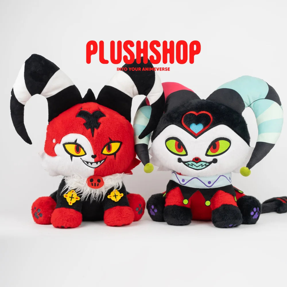 45Cm Fizzarolli &amp; Blitzo Meow Combo Pack Helluva Boss 玩偶