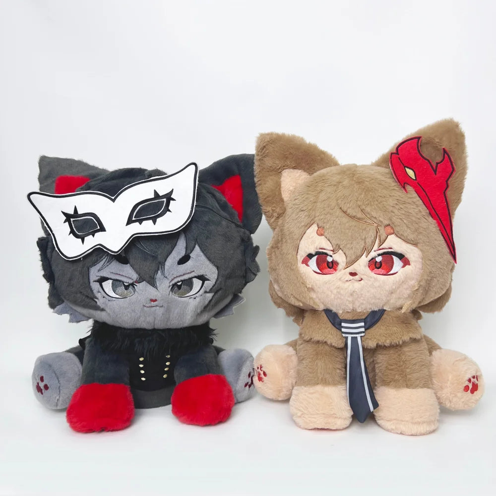 45Cm Persona 5 Goromeow &amp; Jokermeow Plushie Combo Pack(Pre-Order) + 玩偶