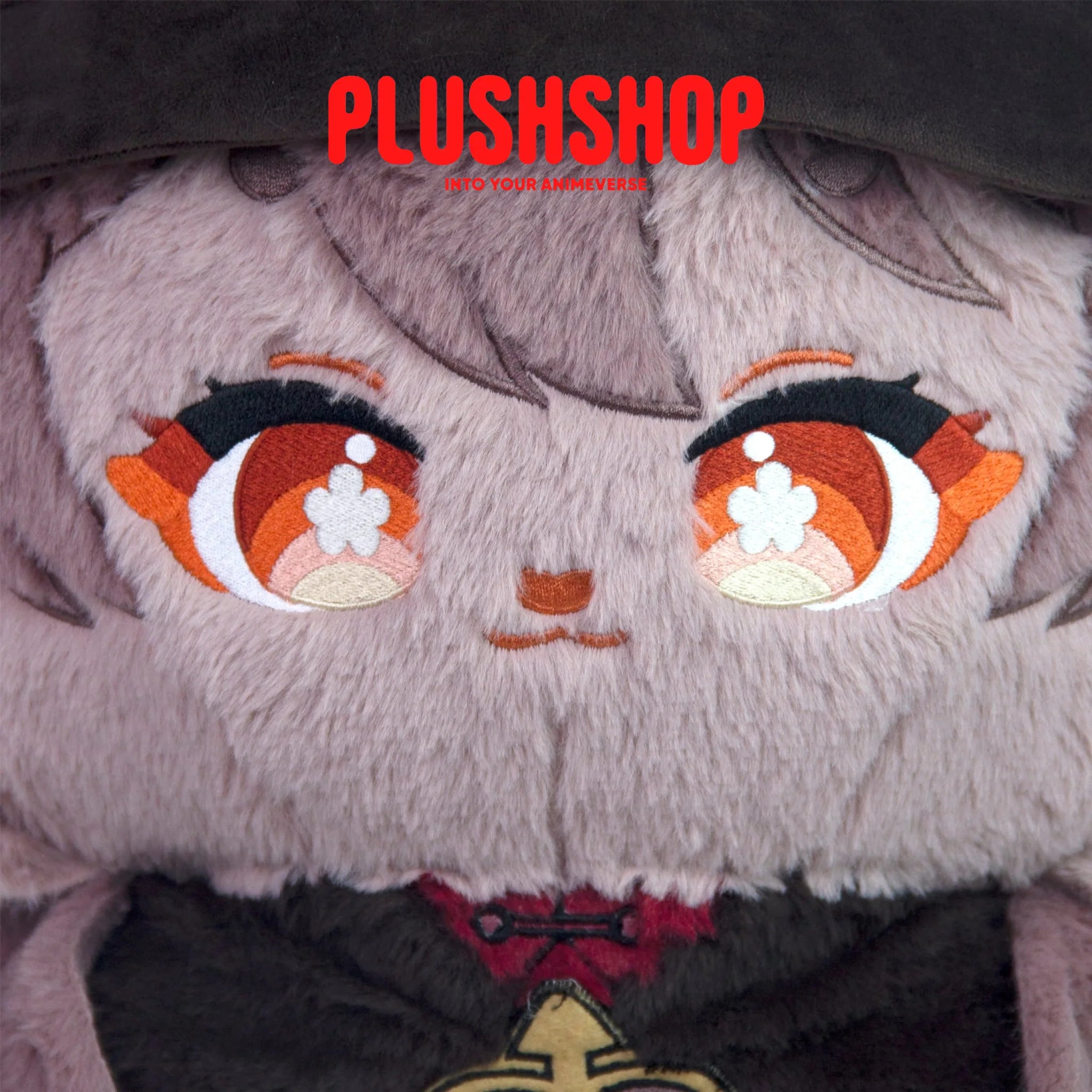 「In Stock」45Cm Genshin Cat Hutao Plush Hutaomeow Cute Puppet With Detachable Hat 玩偶