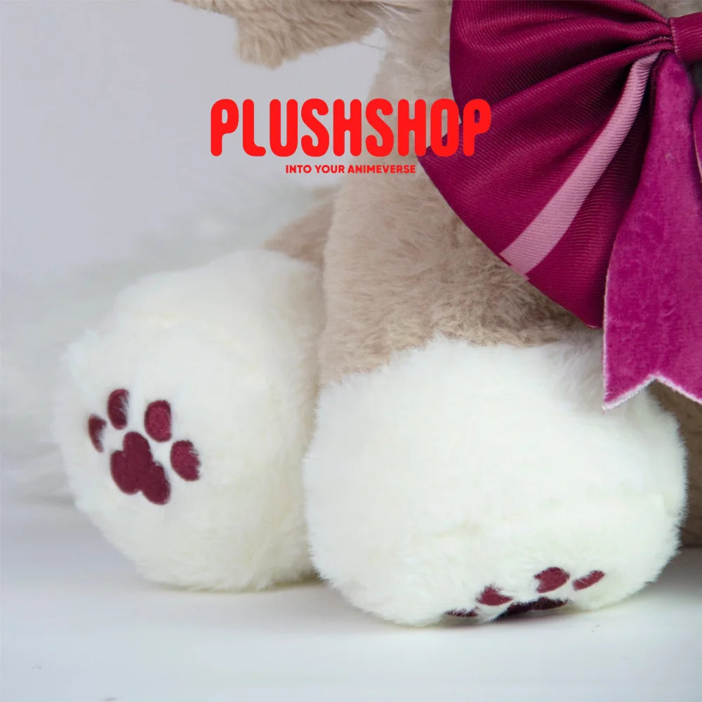 [In Stock ]45Cm Genshin Lyney Plush Lyneymeow Cute Puppet With Detachable Hat 玩偶