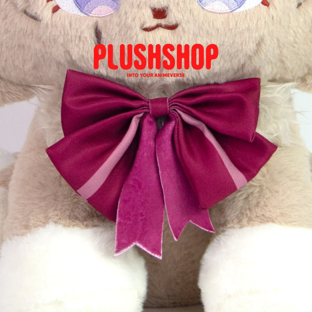 [In Stock ]45Cm Genshin Lyney Plush Lyneymeow Cute Puppet With Detachable Hat 玩偶