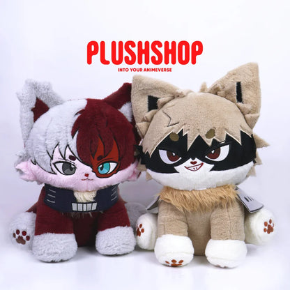 45Cm Shoto &amp; Bakugo Meow Combo Pack Mha 玩偶