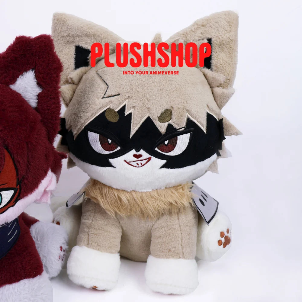 45Cm Shoto &amp; Bakugo Meow Combo Pack Mha 玩偶