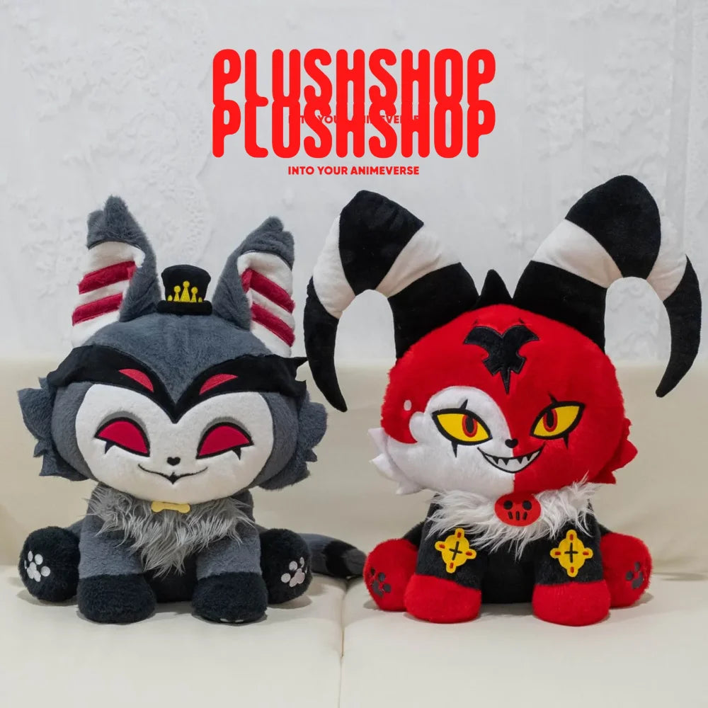 45Cm Stolas &amp; Blitzo Meow Combo Pack Helluva Boss 玩偶