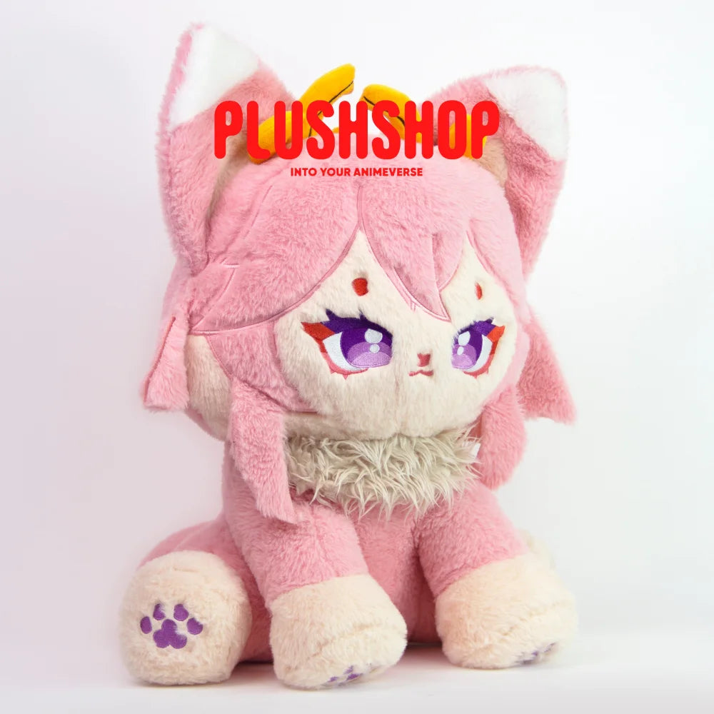 45Cm Genshin Cat Yea Miko Plush Mikomeow Cute Puppet (Pre-Order)