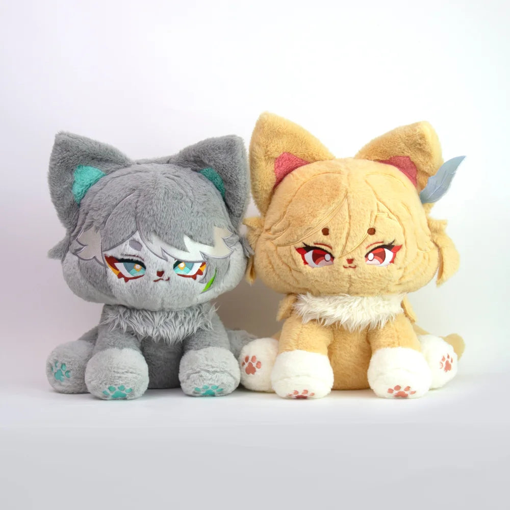 In Stockgenshin Impact Alhaithammeow &amp; Kavehmeow Plushie Combo Pack 45Cm Alhaithammeow+45Cm