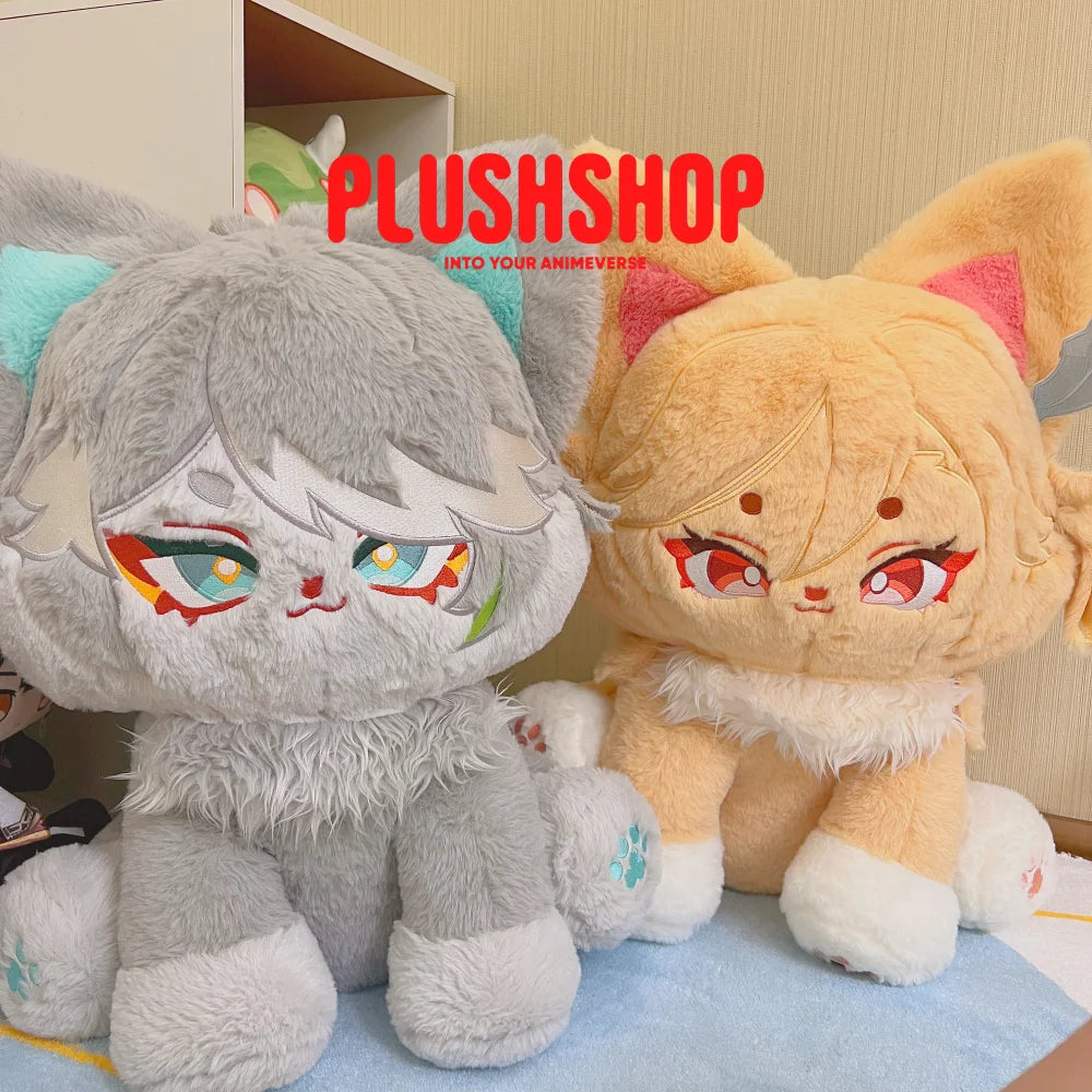 Genshin Impact Alhaithammeow &amp; Kavehmeow Plushie Combo Pack(Pre Order Ship Within 20 Days)