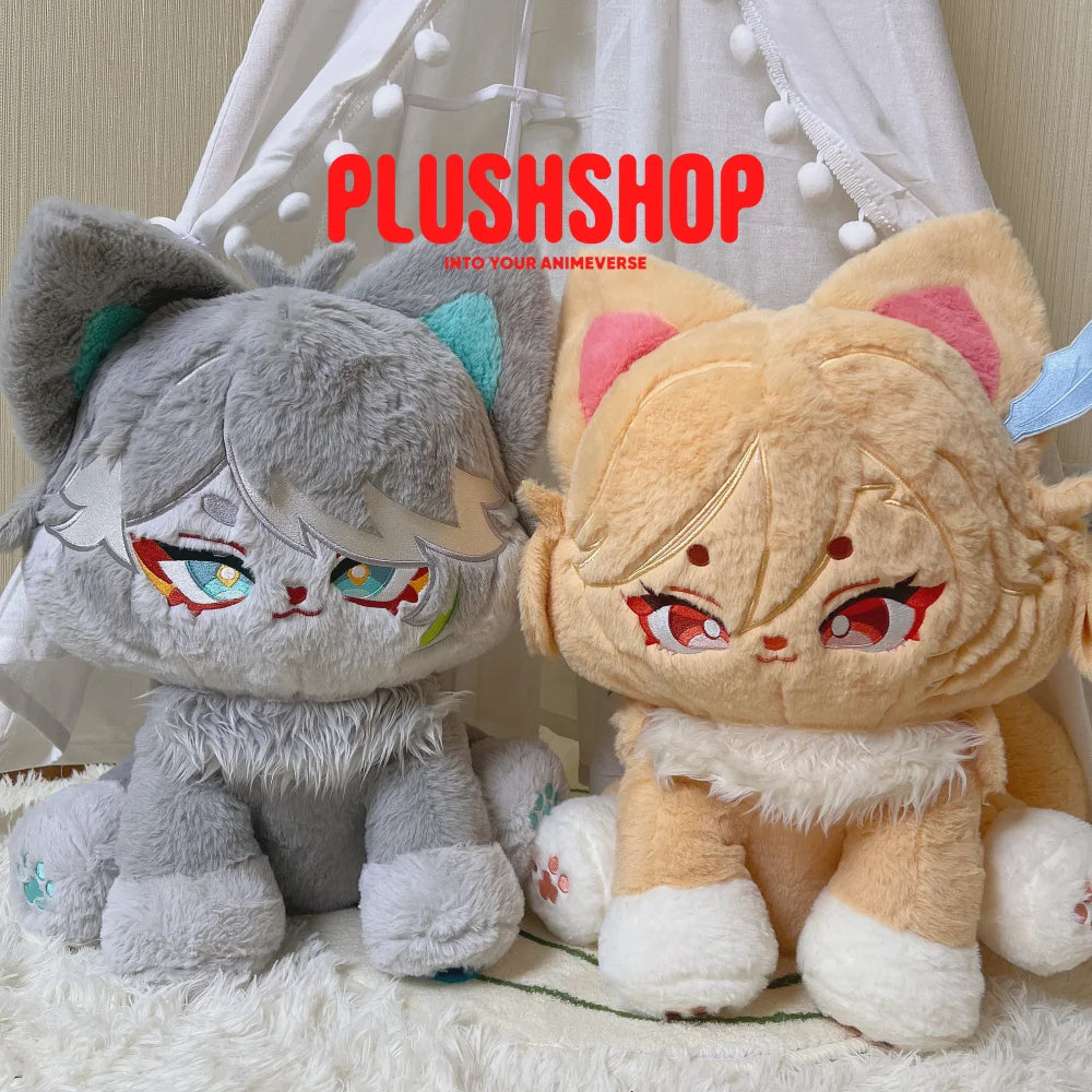 Genshin Impact Alhaithammeow &amp; Kavehmeow Plushie Combo Pack(Pre Order Ship Within 20 Days)