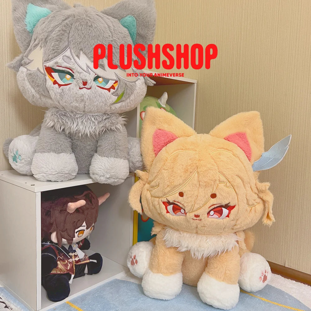 Genshin Impact Alhaithammeow &amp; Kavehmeow Plushie Combo Pack(Pre Order Ship Within 20 Days)