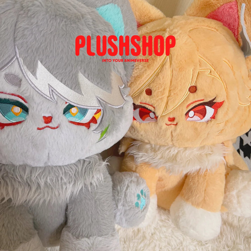 Genshin Impact Alhaithammeow &amp; Kavehmeow Plushie Combo Pack(Pre Order Ship Within 20 Days)