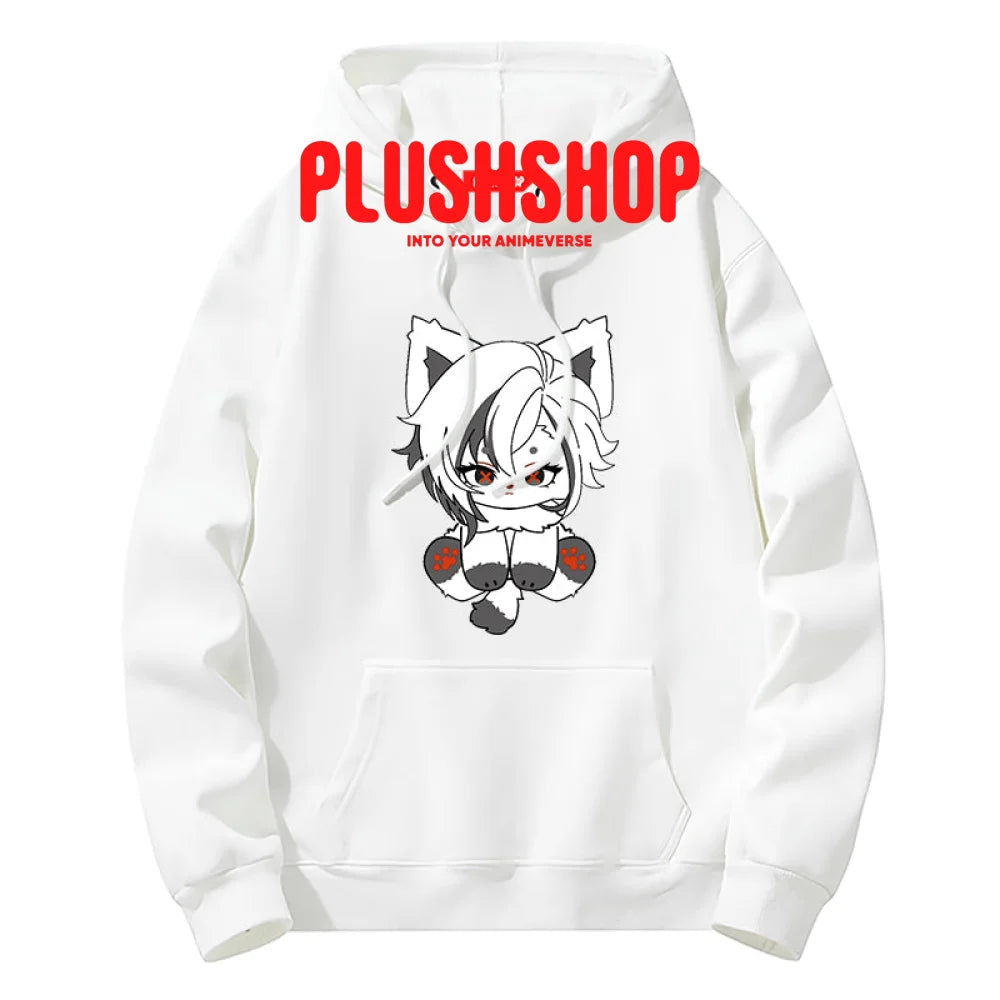 Arlecchino Meow Creative Hoodie Genshin 衣服