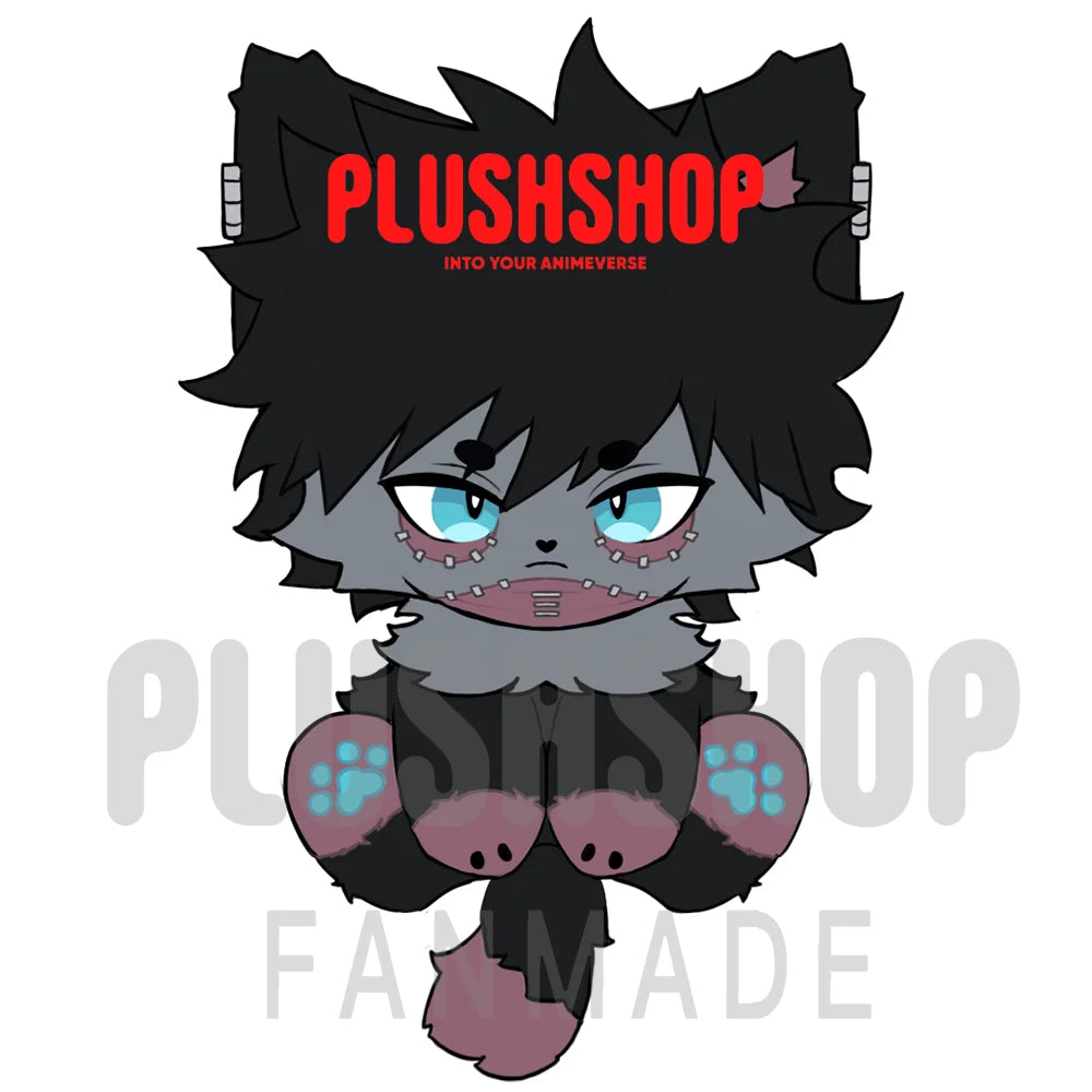 Dabi Meow My Hero Academia Fanmade Art Pre Order Deposit 45Cm 玩偶