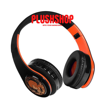 Genshin Diluc Headphone Earphone Wireless With Microphone Hifi Stereo Foldable Lightweight Headset