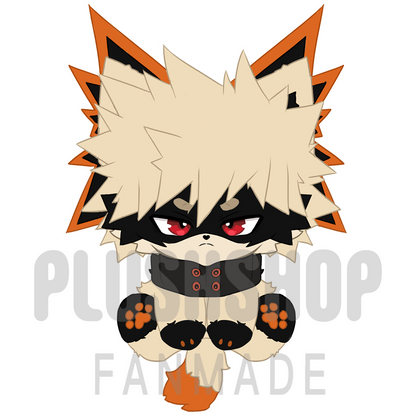 45Cm Bakugomeow My Hero Academia Art Pre Order Deposit 玩偶