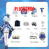 Genshin Impact Furina Cosplay Outfit Clohes Wig White With Hat / Xs 衣服套装