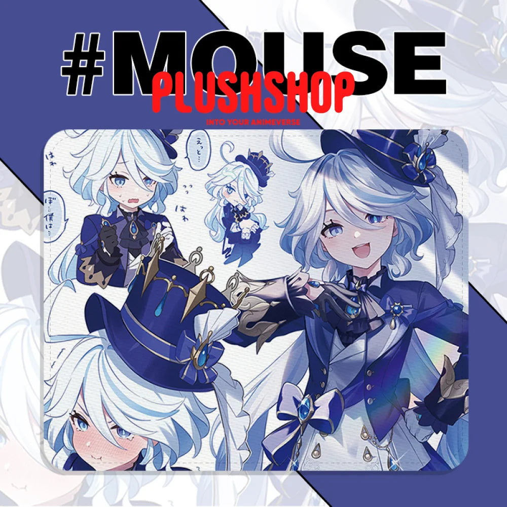 Genshin Impact Character Furina Hd Printing Mouse Pad