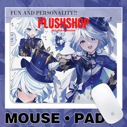 Genshin Impact Character Furina Hd Printing Mouse Pad