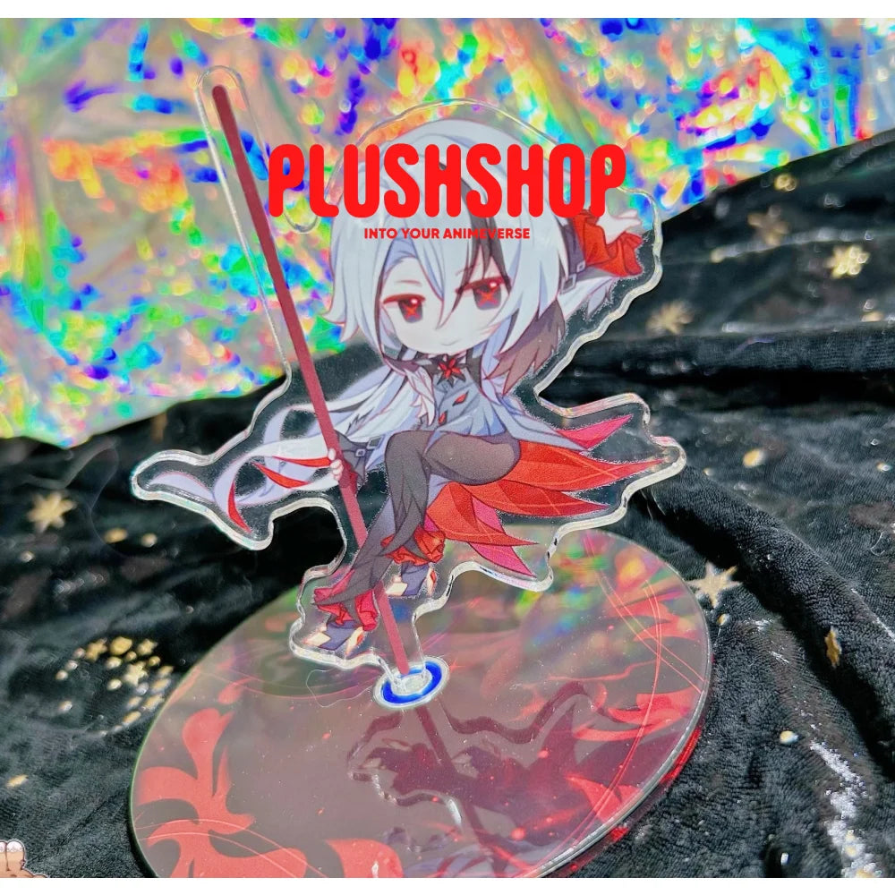 Genshin Impact Characters Rotating Acrylic Standee Arlecchino