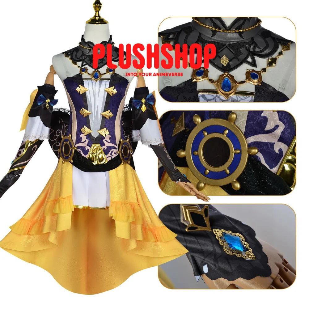 Genshin Impact Navia Cosplay Costume Full Set Cosplay 套装