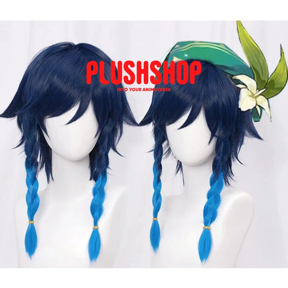 Genshin Impact Venti Cosplay Outfit Costume Wig