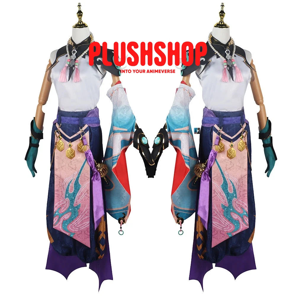 Genshin Impact Xiao Cosplay Costume Full Set Cosplay 套装