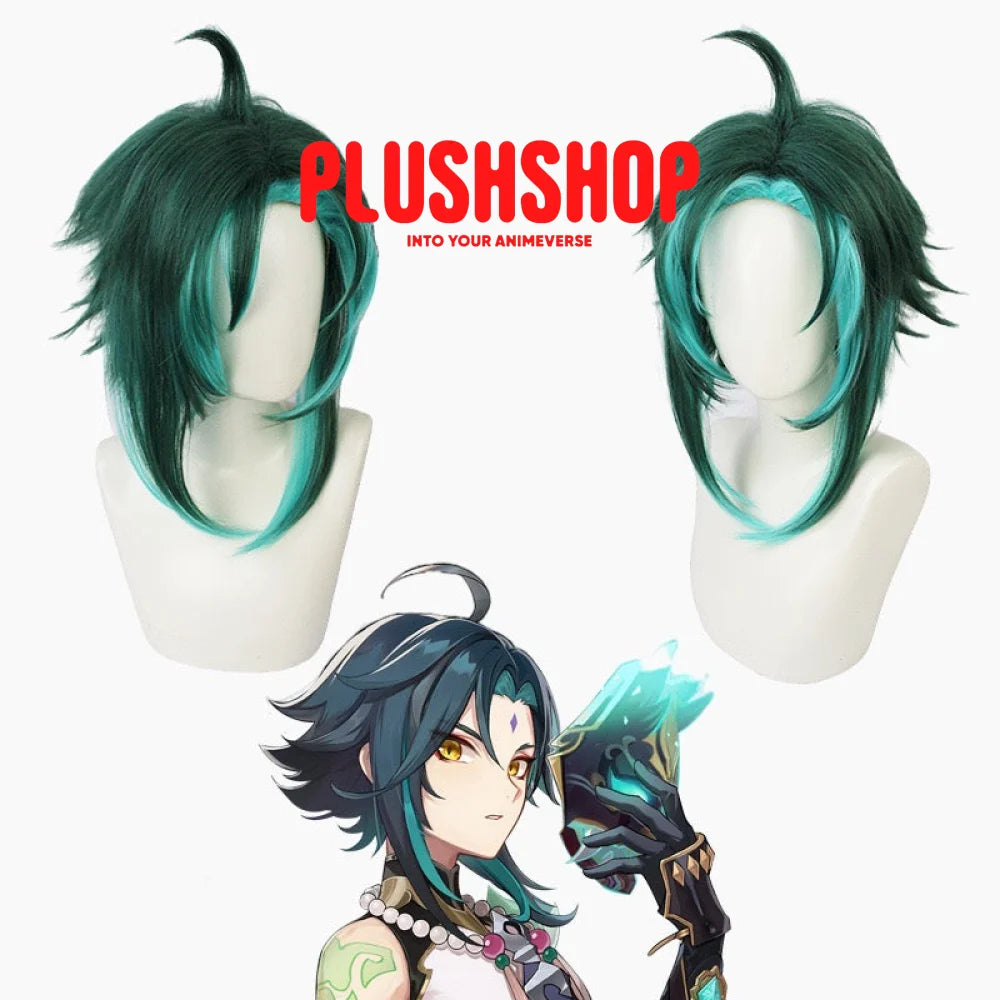 Genshin Impact Xiao Cosplay Costume Full Set Wig Only / Xs Cosplay 套装