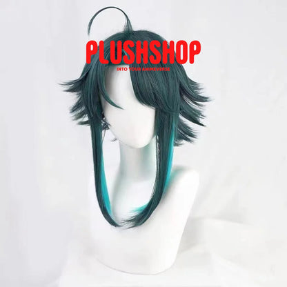 Genshin Impact Xiao Cosplay Wig Ponytail Included