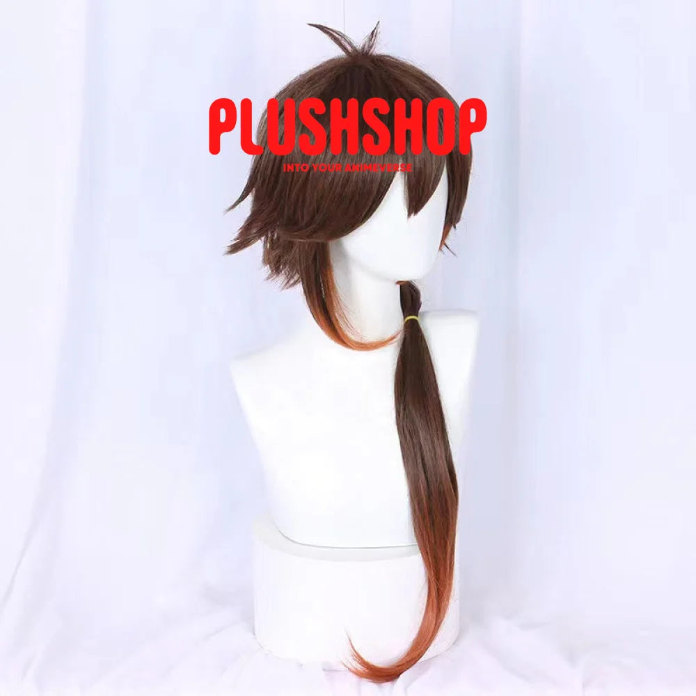 Genshin Impact Zhongli Cosplay Wig