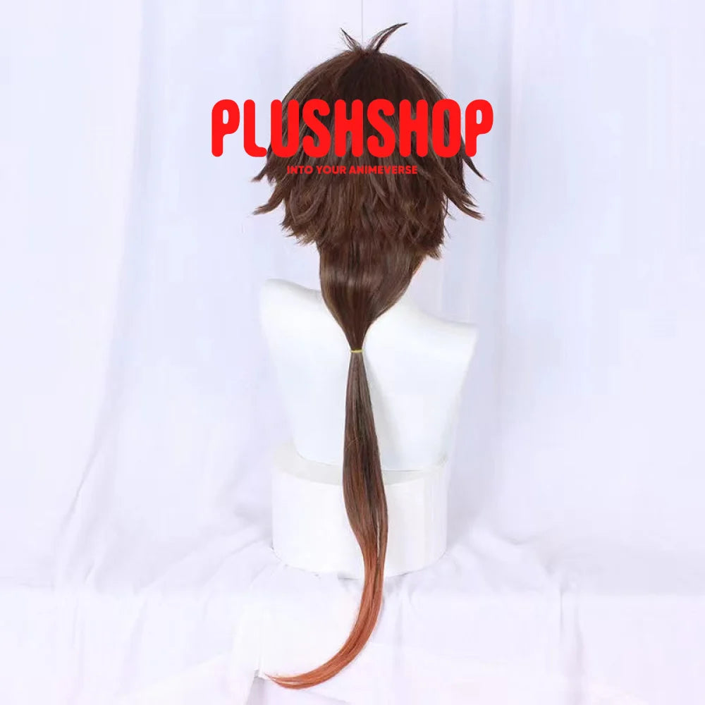 Genshin Impact Zhongli Cosplay Wig