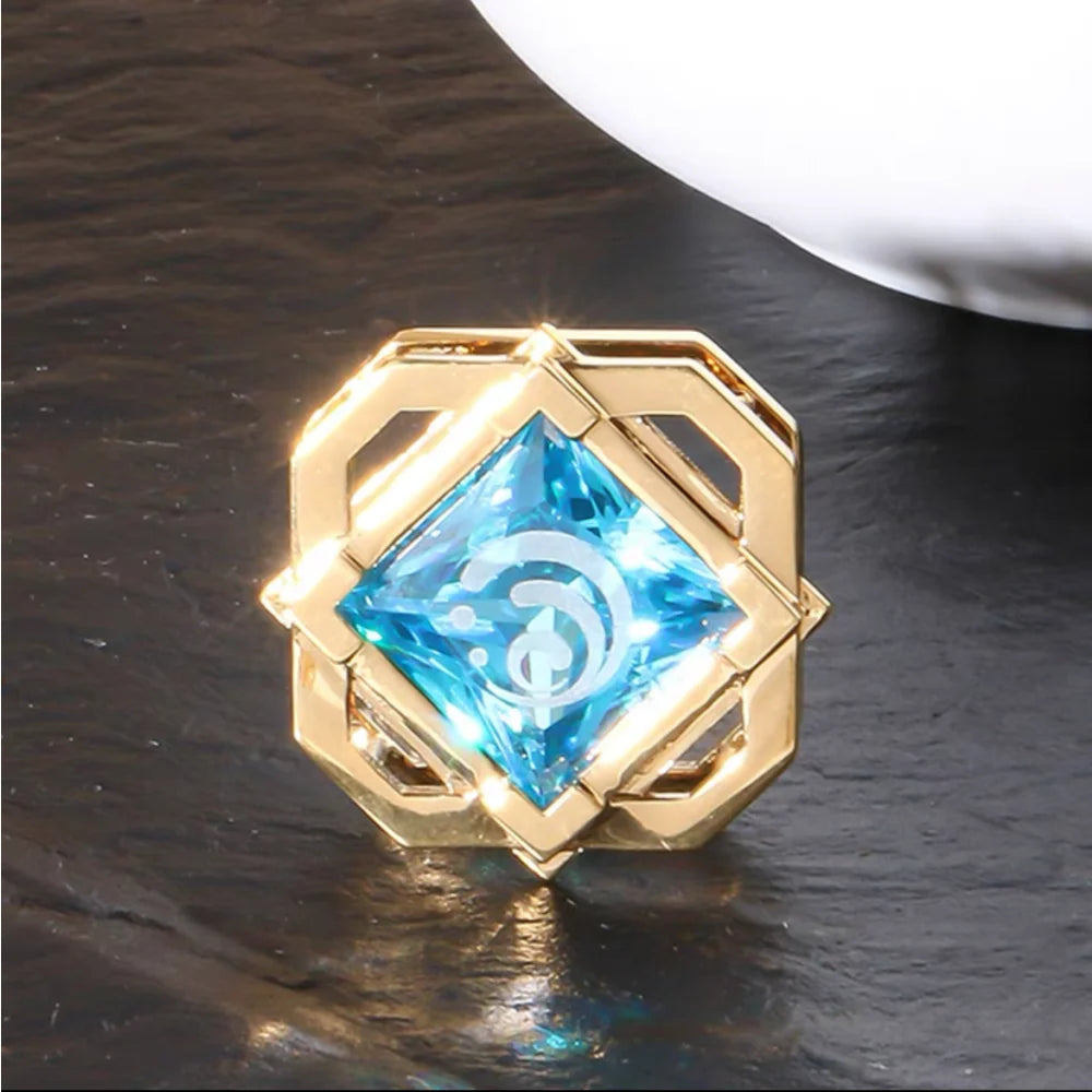 Genshin Liyue Vision Diamond Accessory Cryo