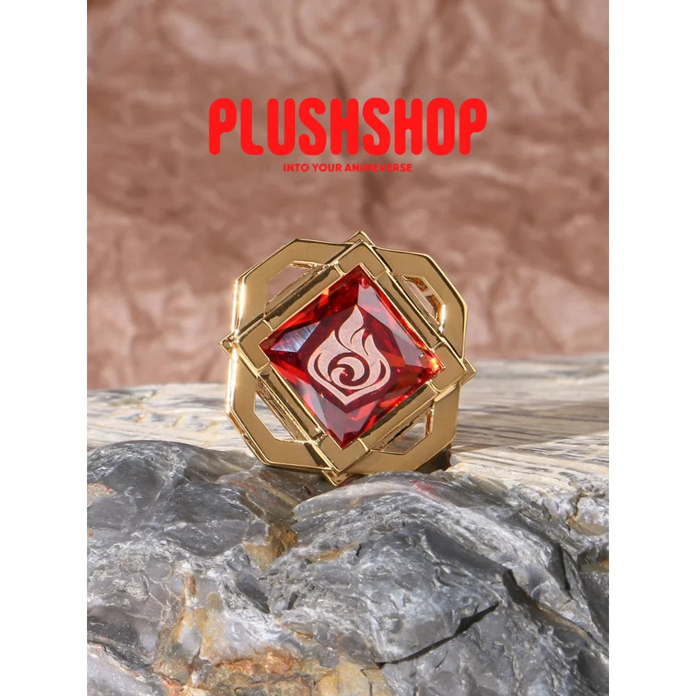 Genshin Liyue Vision Diamond Accessory Pyro