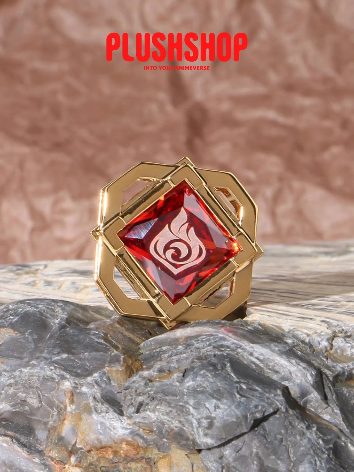Genshin Liyue Vision Diamond Accessory Pyro