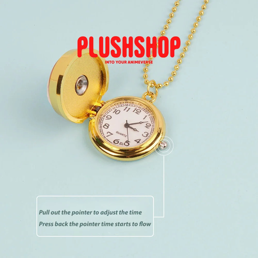 Honkai Starrail Characters Pendant Metal Pocket Watch Necklace